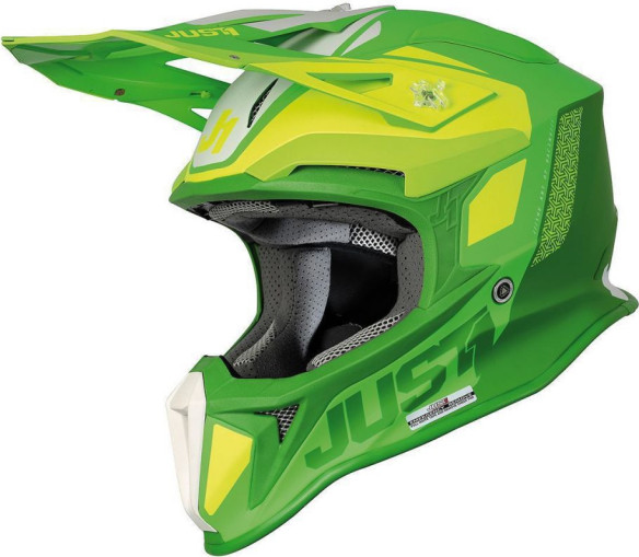 Casca Moto Enduro J18 MIPS Pulsar Fluo Lime Green