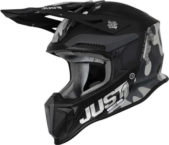 Casca Moto Enduro J18 MIPS Pulsar Grey Camo/Black