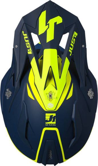 Casca Moto Enduro J18 MIPS Pulsar Yellow Fluo/Blue