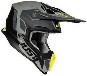 Casca Moto Enduro J18 Pulsar Fluo Yellow/Grey/Black