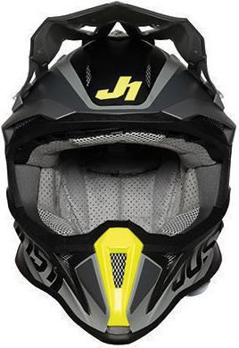 Casca Moto Enduro J18 Pulsar Fluo Yellow/Grey/Black