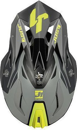Casca Moto Enduro J18 Pulsar Fluo Yellow/Grey/Black