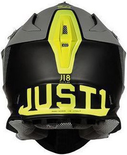 Casca Moto Enduro J18 Pulsar Fluo Yellow/Grey/Black