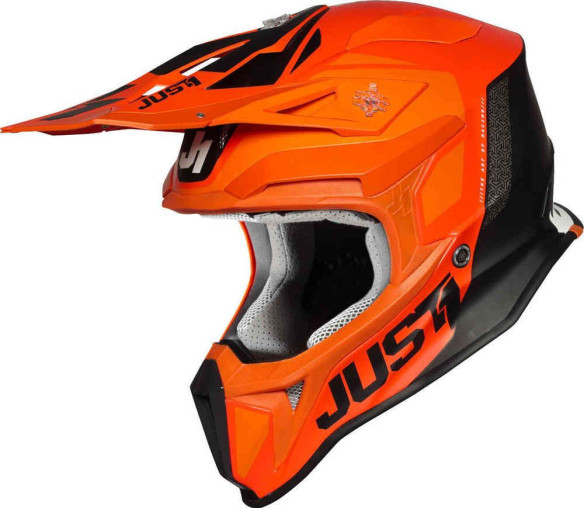 Casca Moto Enduro J18 Pulsar Orange/White/Black