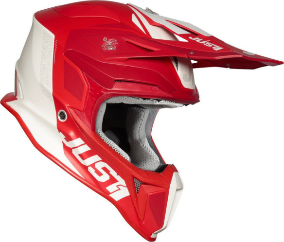 Casca Moto Enduro J18 Pulsar Red/White