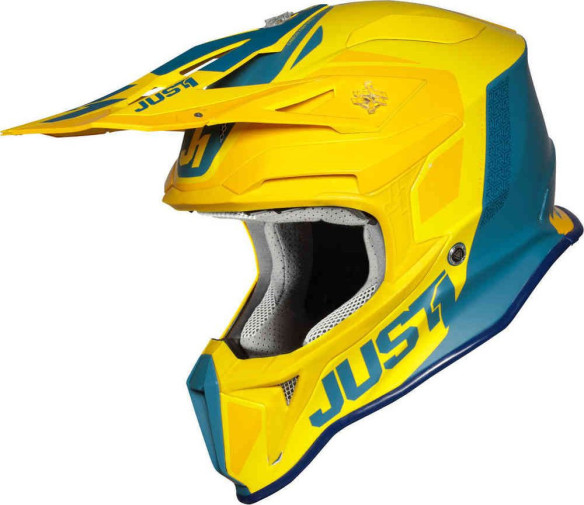 Casca Moto Enduro J18 Pulsar Yellow/Blue