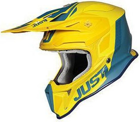 Casca Moto Enduro J18 Pulsar Yellow/Blue