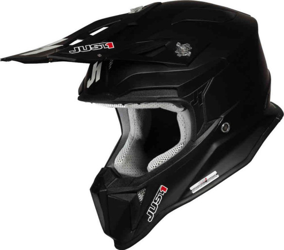 Casca Moto Enduro J18 Solid Matt Black