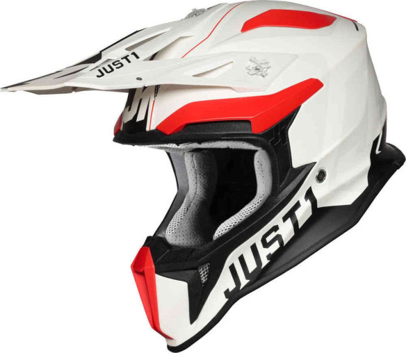 Casca Moto Enduro J18 Virtual Fluo Red/White