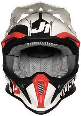 Casca Moto Enduro J18 Virtual Fluo Red/White