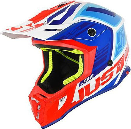 Casca Moto Enduro J38 Blade Blue/Red/White Casca MX