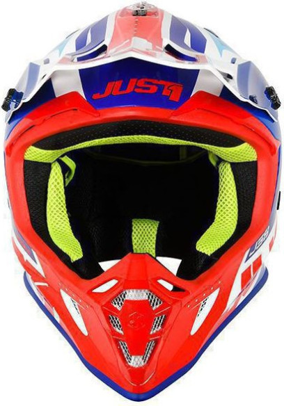 Casca Moto Enduro J38 Blade Blue/Red/White Casca MX