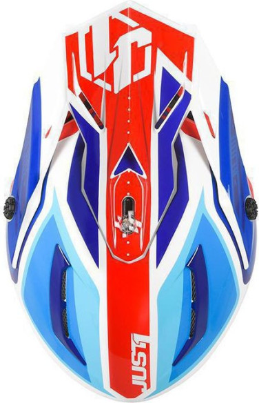 Casca Moto Enduro J38 Blade Blue/Red/White Casca MX