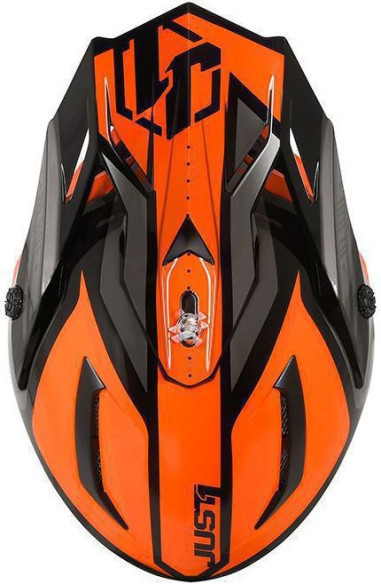 Casca Moto Enduro J38 Blade Orange/Black