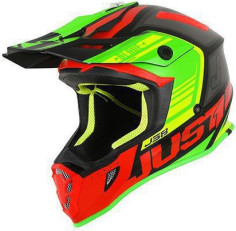 Casca Moto Enduro J38 Blade Red/Lime/Black
