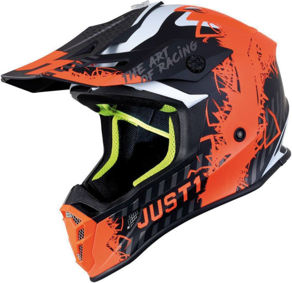 Casca Moto Enduro J38 Mask Fluo Orange/Titanium/Black