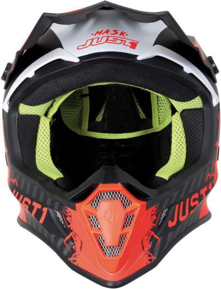 Casca Moto Enduro J38 Mask Fluo Orange/Titanium/Black