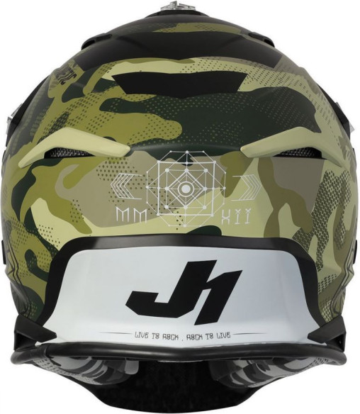 Casca MX J39 Kinetic Green Camo/Black