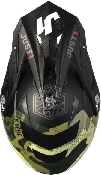 Casca MX J39 Kinetic Green Camo/Black
