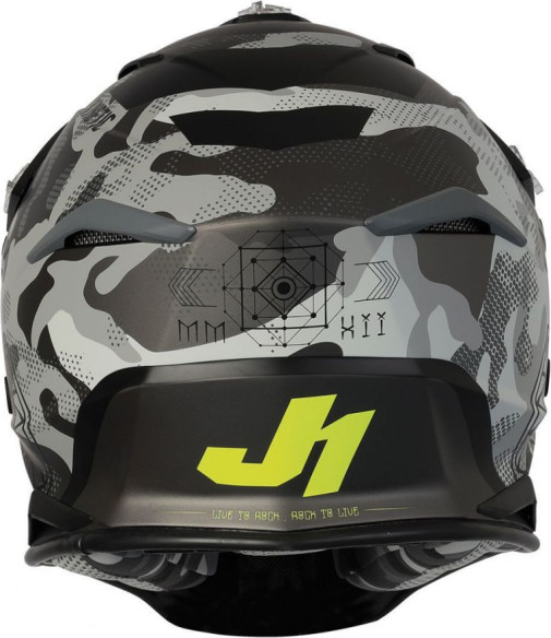 Casca MX J39 Kinetic Grey Camo/Black