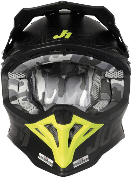 Casca MX J39 Kinetic Grey Camo/Black
