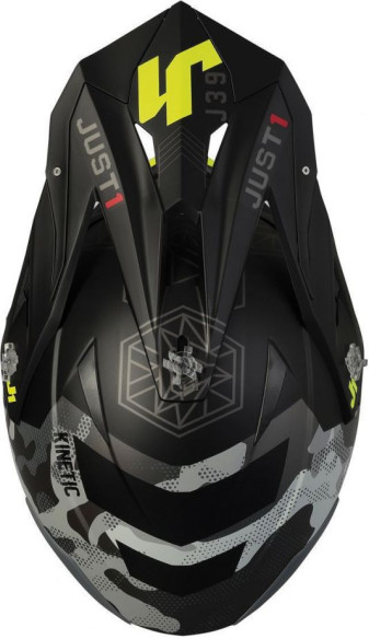 Casca MX J39 Kinetic Grey Camo/Black