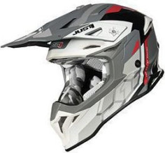 Casca MX J39 Reactor White/Red/Grey