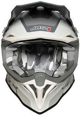 Casca MX J39 Reactor White/Red/Grey