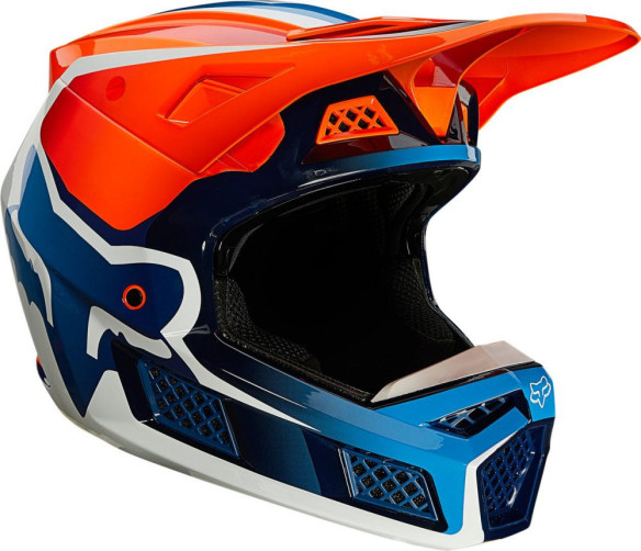Casca Moto Enduro V3 RS Wired Flo Orange