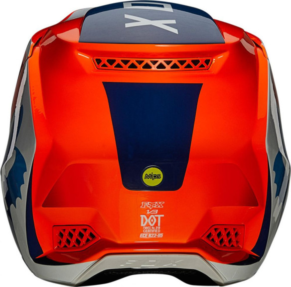Casca Moto Enduro V3 RS Wired Flo Orange