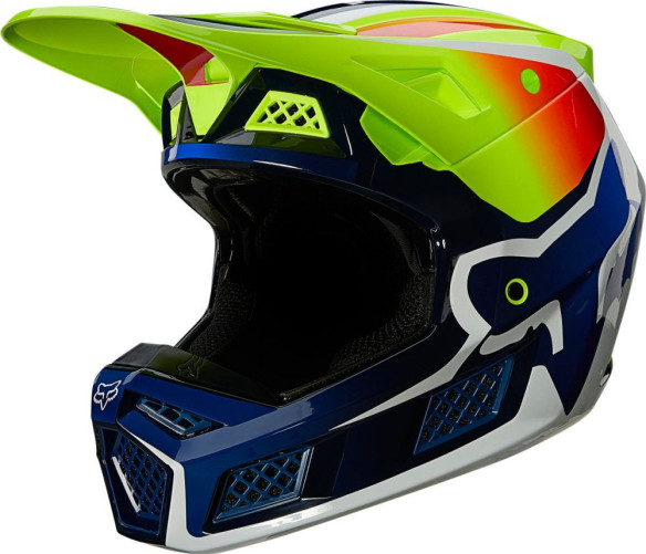 Casca Moto Enduro V3 RS Wired Flo Yellow