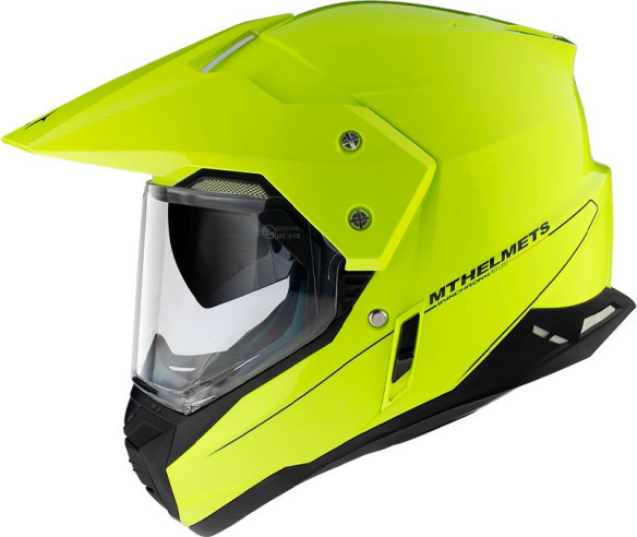 Casca Moto MX Synchrony Duosport SV Solid Gloss Fluor Yellow
