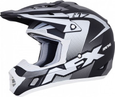 Casca Enduro FX-17 Holeshot Offroad Frost Gray/Black/White