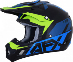 Casca Enduro FX-17 Blue/Lime