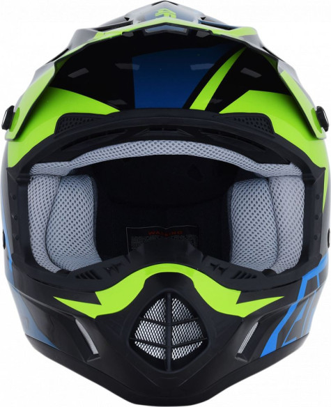 Casca Enduro FX-17 Blue/Lime