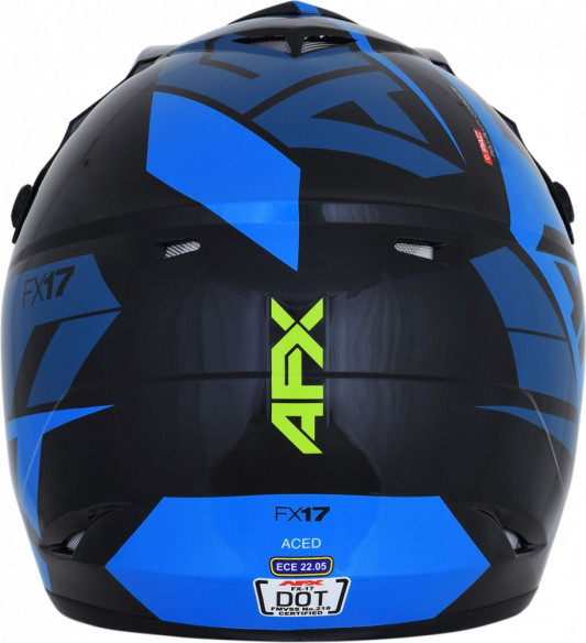 Casca Enduro FX-17 Blue/Lime
