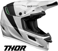 Casca MotoCross Reflex Cast White/Black