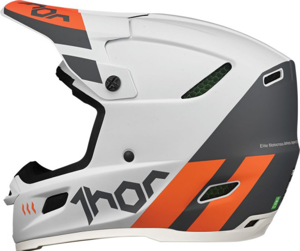 Casca MotoCross Reflex Cube Light Gray/Red Orange MIPS