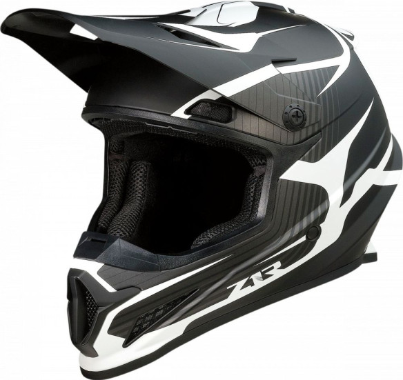 Casca Moto Enduro Rise Flame Black/Black