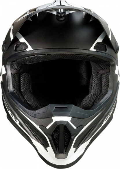 Casca Moto Enduro Rise Flame Black/Black
