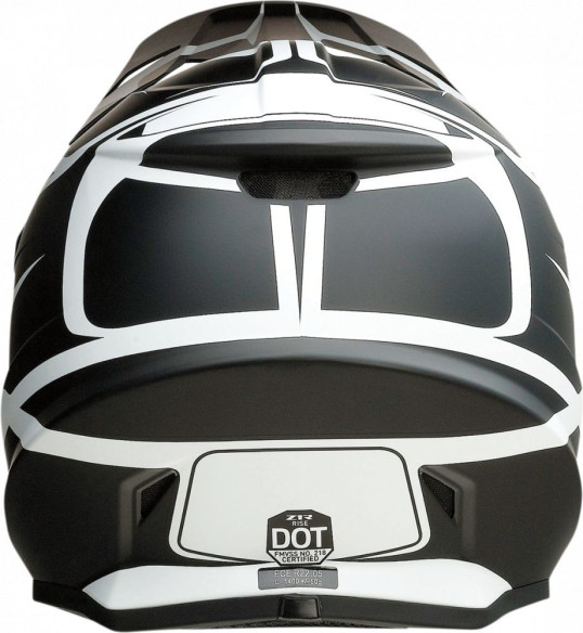 Casca Moto Enduro Rise Flame Black/Black