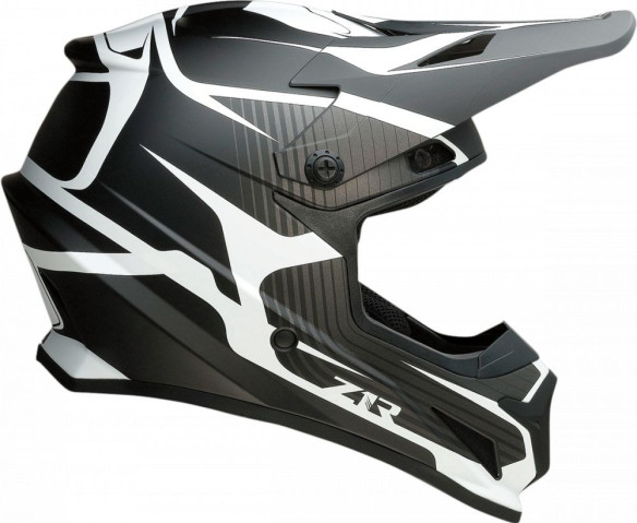 Casca Moto Enduro Rise Flame Black/Black