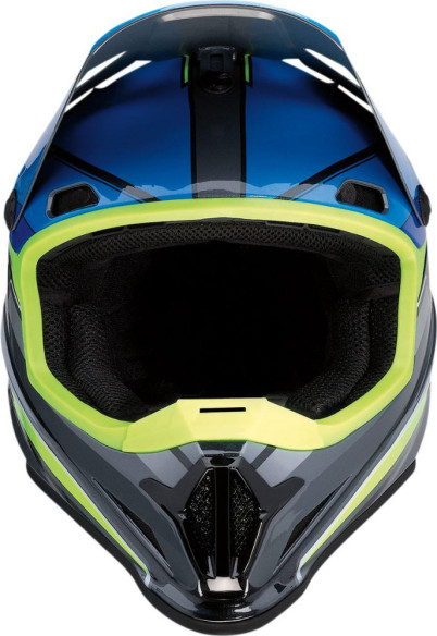 Casca Moto Enduro Rise Mc Blue/Yellow Hi-Vis