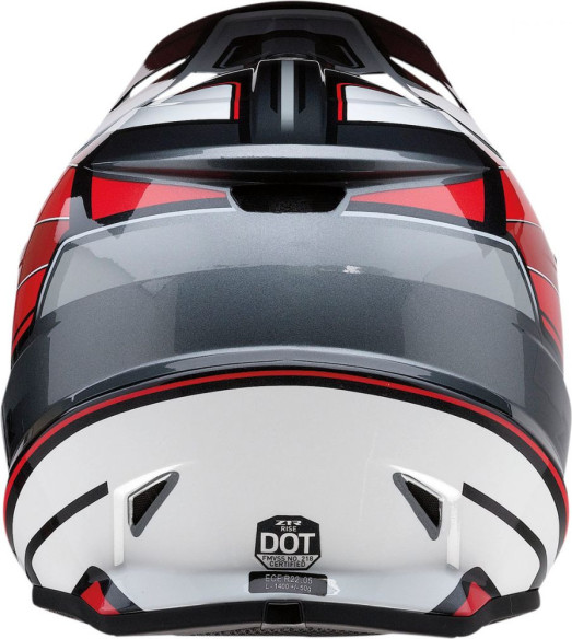 Casca Moto Enduro Rise Mc Red/Black