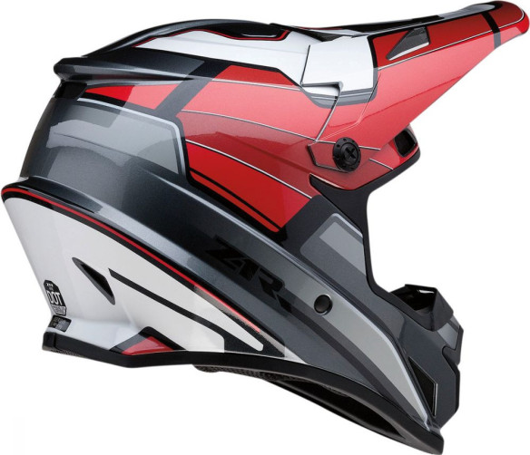 Casca Moto Enduro Rise Mc Red/Black