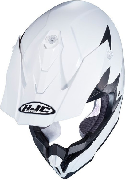 Casca Moto Enduro i50 Solid White