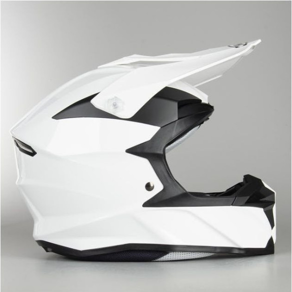 Casca Moto Enduro i50 Solid White