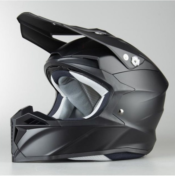 Casca Moto Enduro i50 Solid Black Matt
