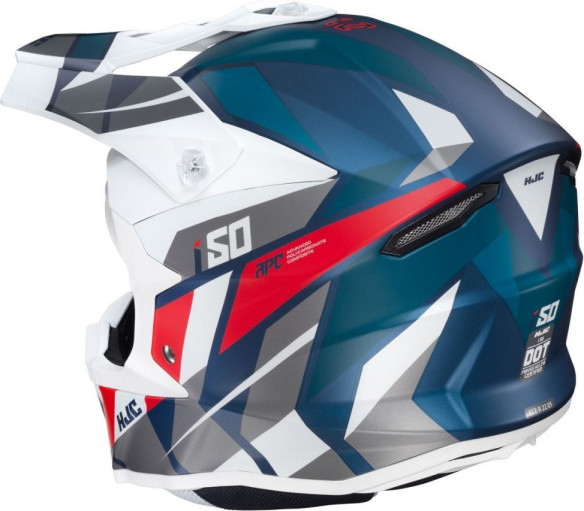 Casca Moto Enduro i50 Vanish White