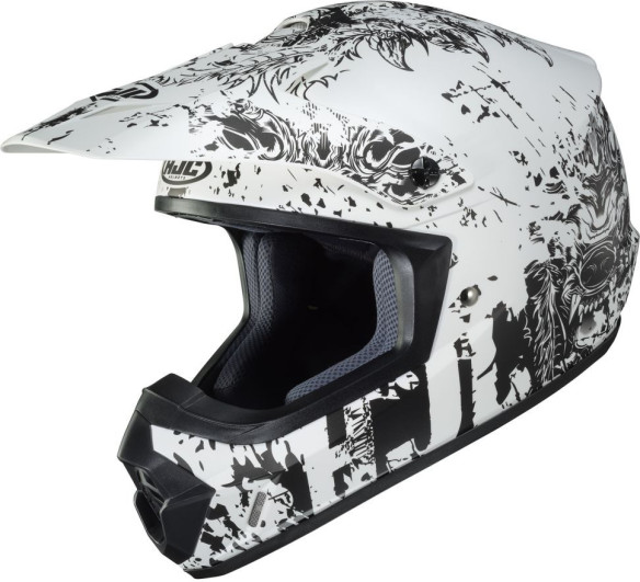 Casca Moto Enduro CS-MX II Creeper White